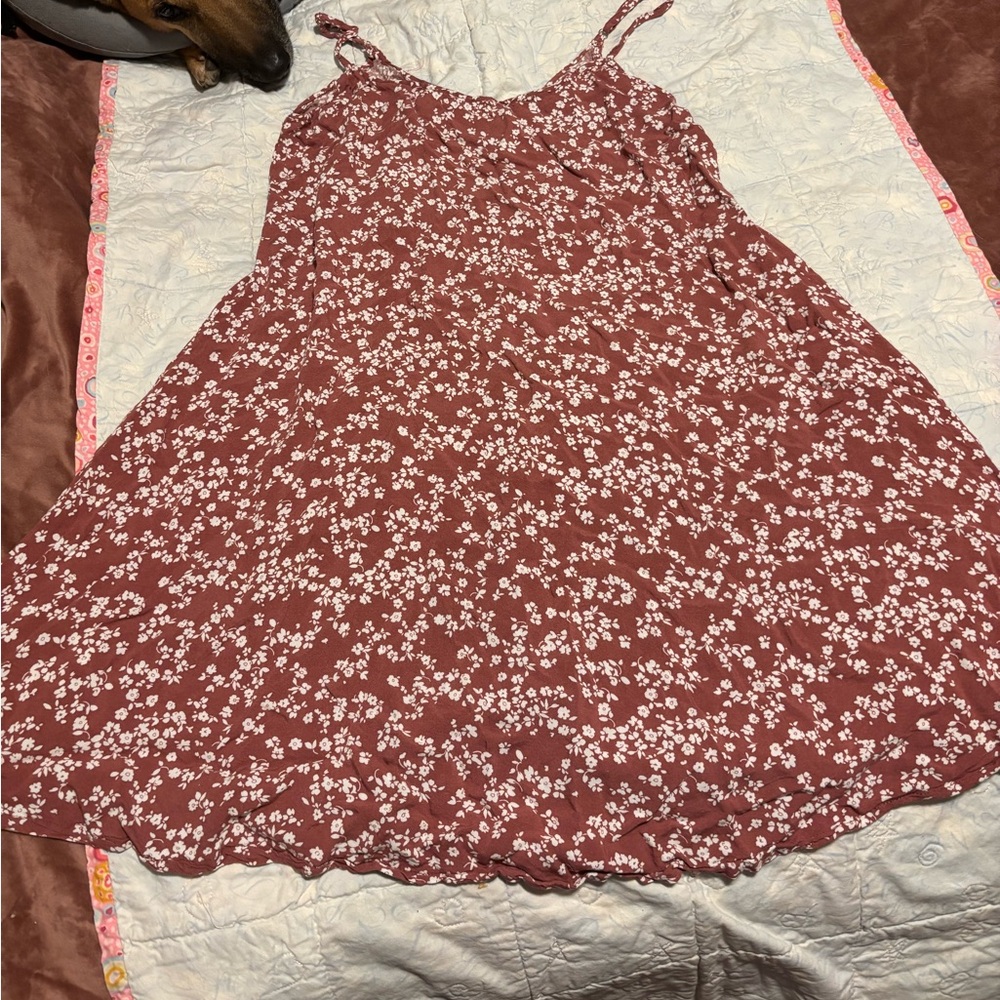 Floral Spaghetti Strap Dress
